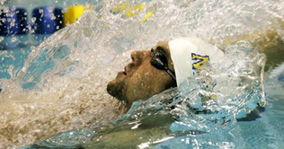 Aaron Perisol beat Micheal Flips in 100 m swimming contest